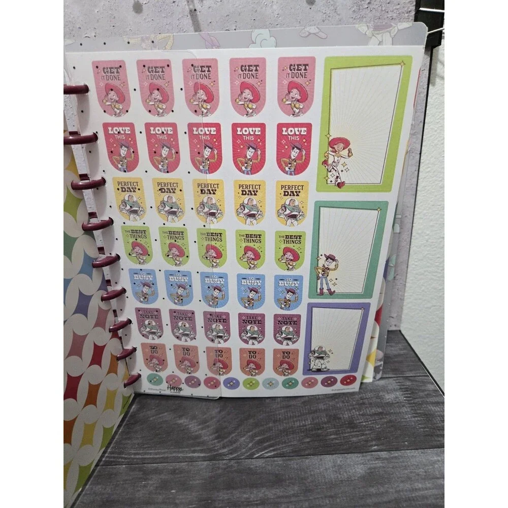 Disney Toy Story Happy Planner Notebook Covers - Bonus Accessories